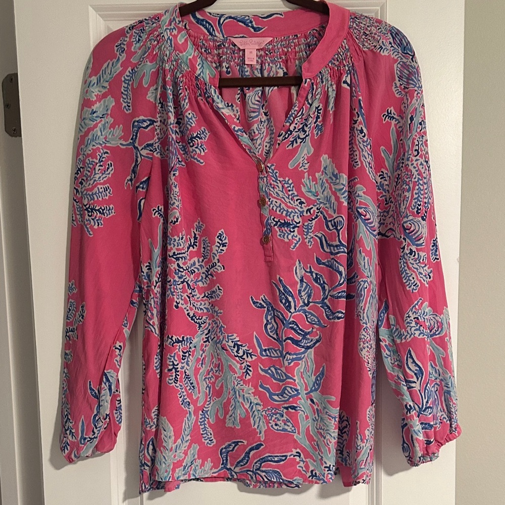 Lilly Pulitzer Elsa Silk Top